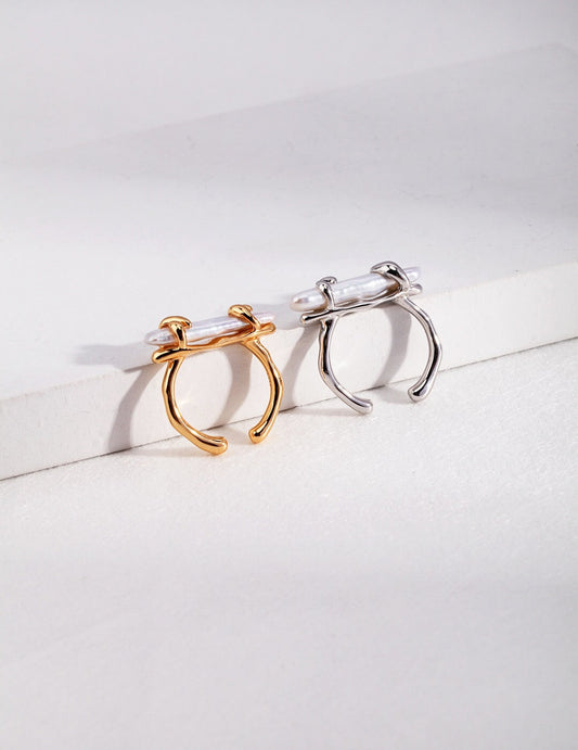 Bague en perles de ficelle