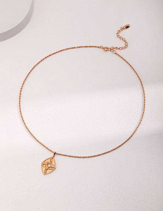 Collier en zircon œil du diable