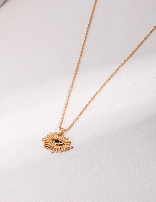 Collier en zircon œil du diable