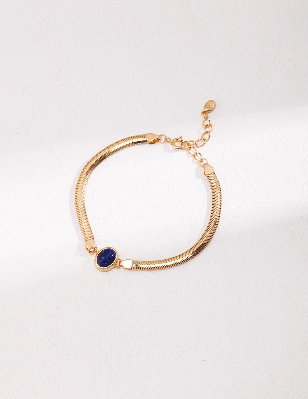 Natürliches Lapislazuli/Tigerauge-Armband