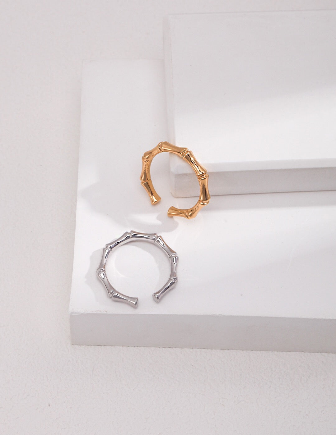Ring mit Bambusknoten-Design