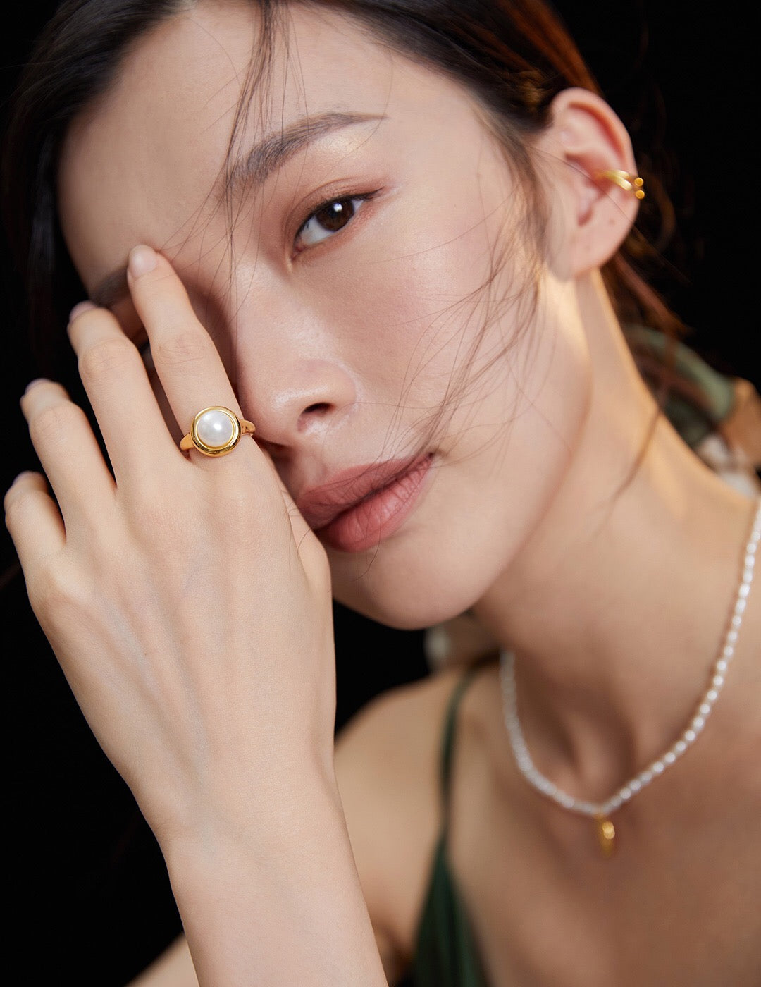 Minimal Freshwater Pearl Ring