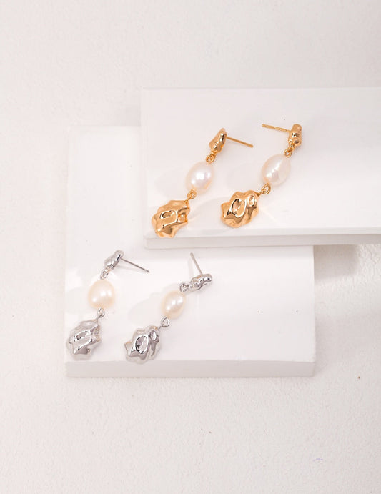 Boucles d'oreilles en perles sculptées à la main