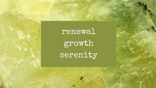 Prehnite Chalcedony: A Gemstone of Tranquillity blog by fernovia design