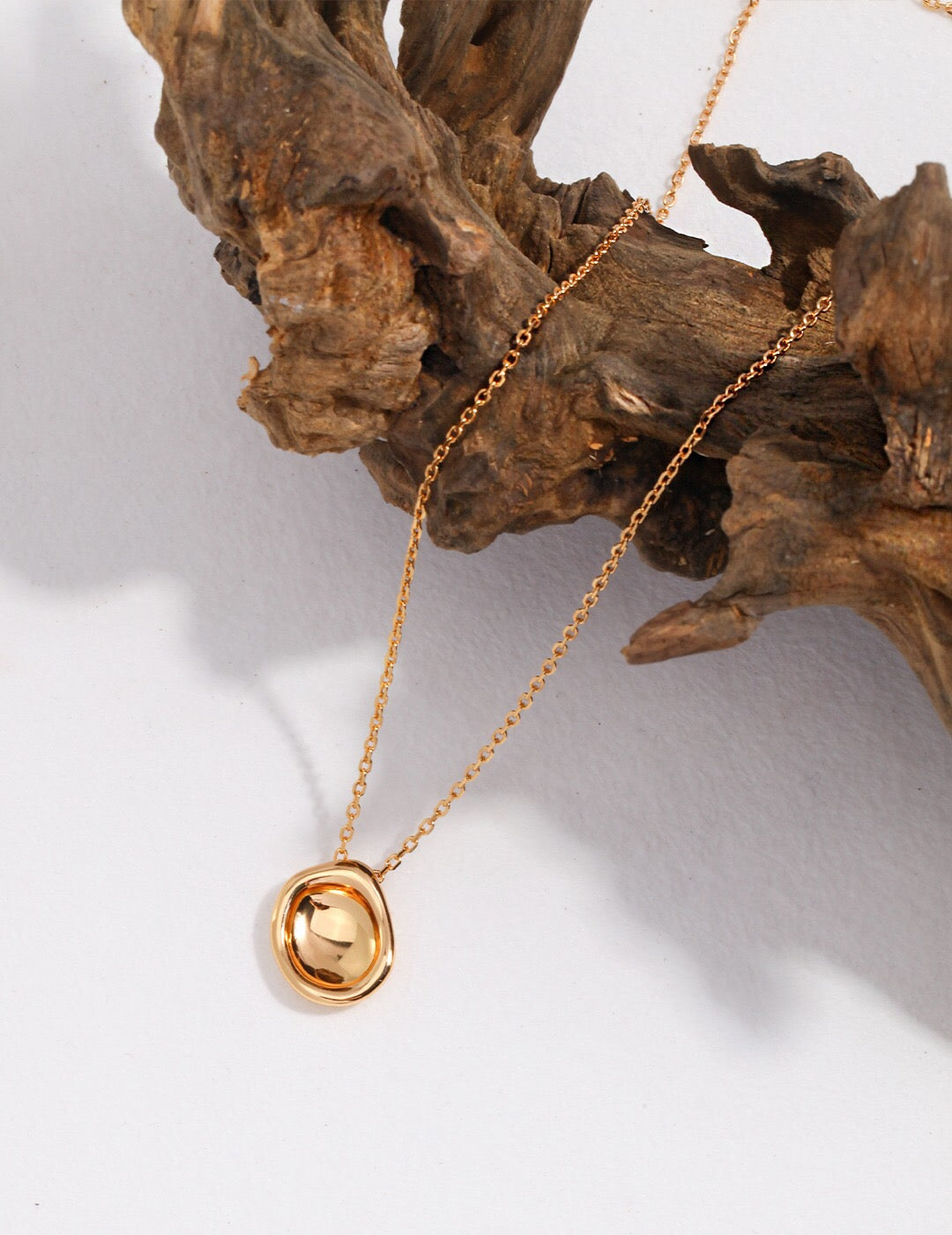 Minimalist Geometric Pendant Necklace