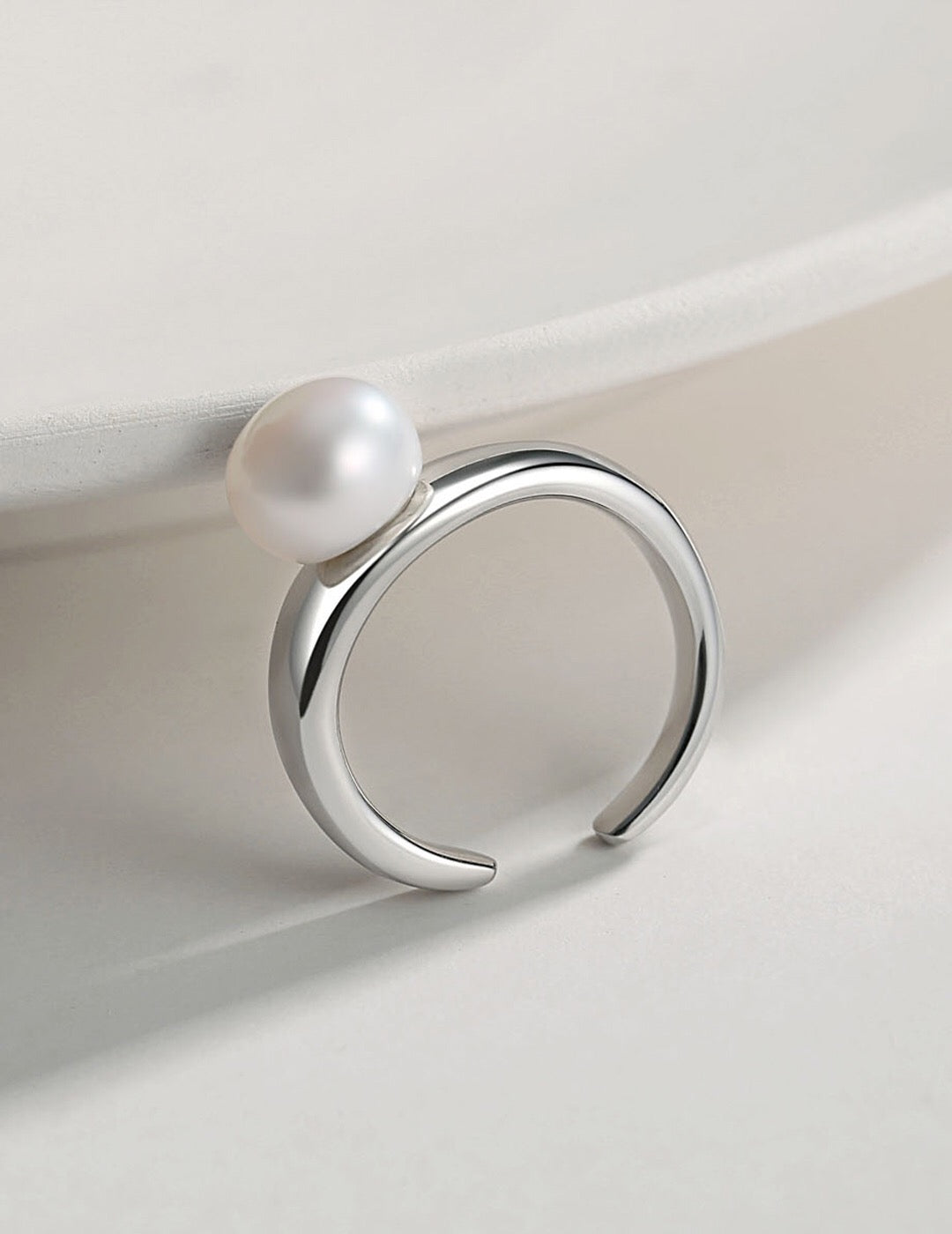 Freshwater Pearl Open Tail Ring