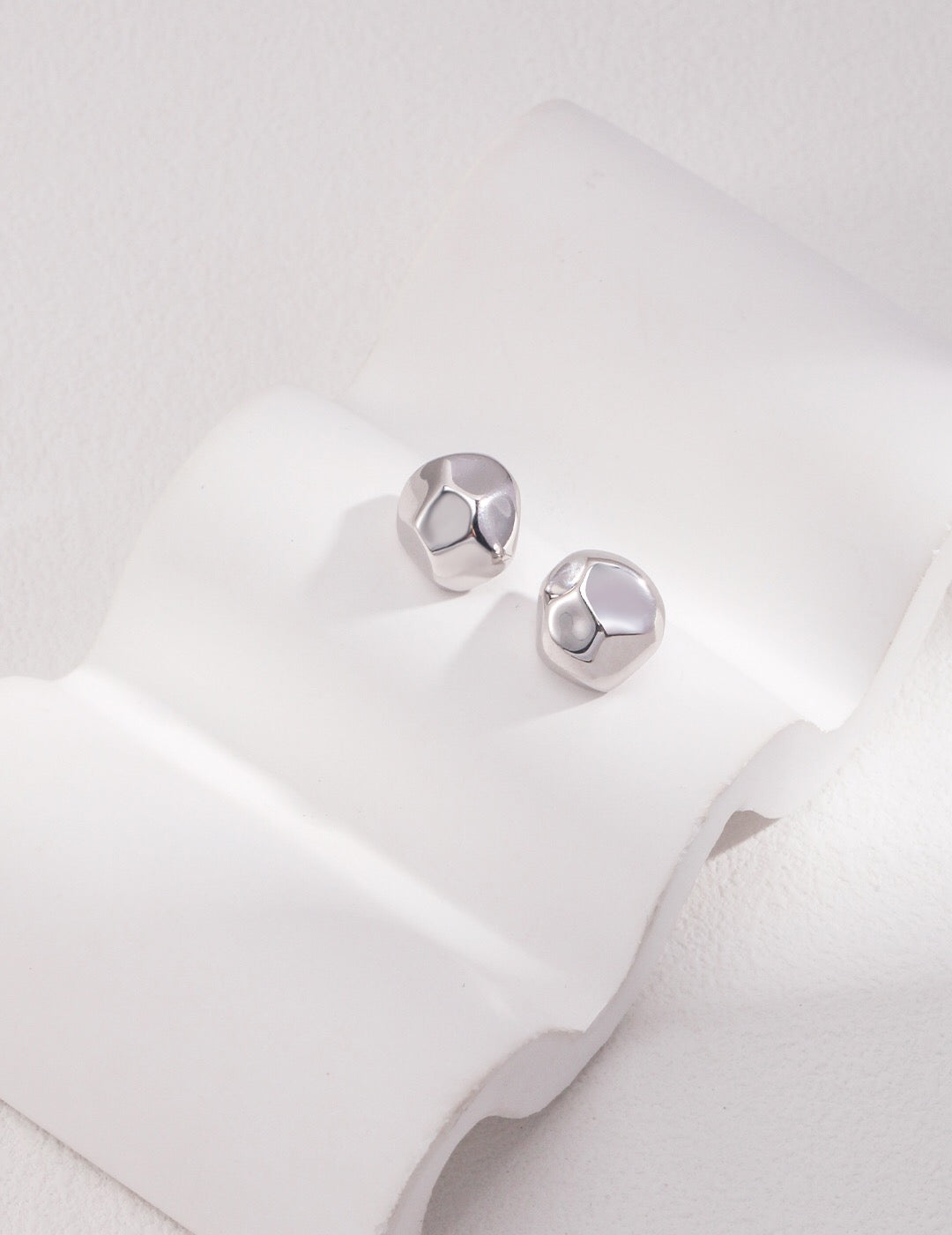 Bold Geometric Stud Earrings