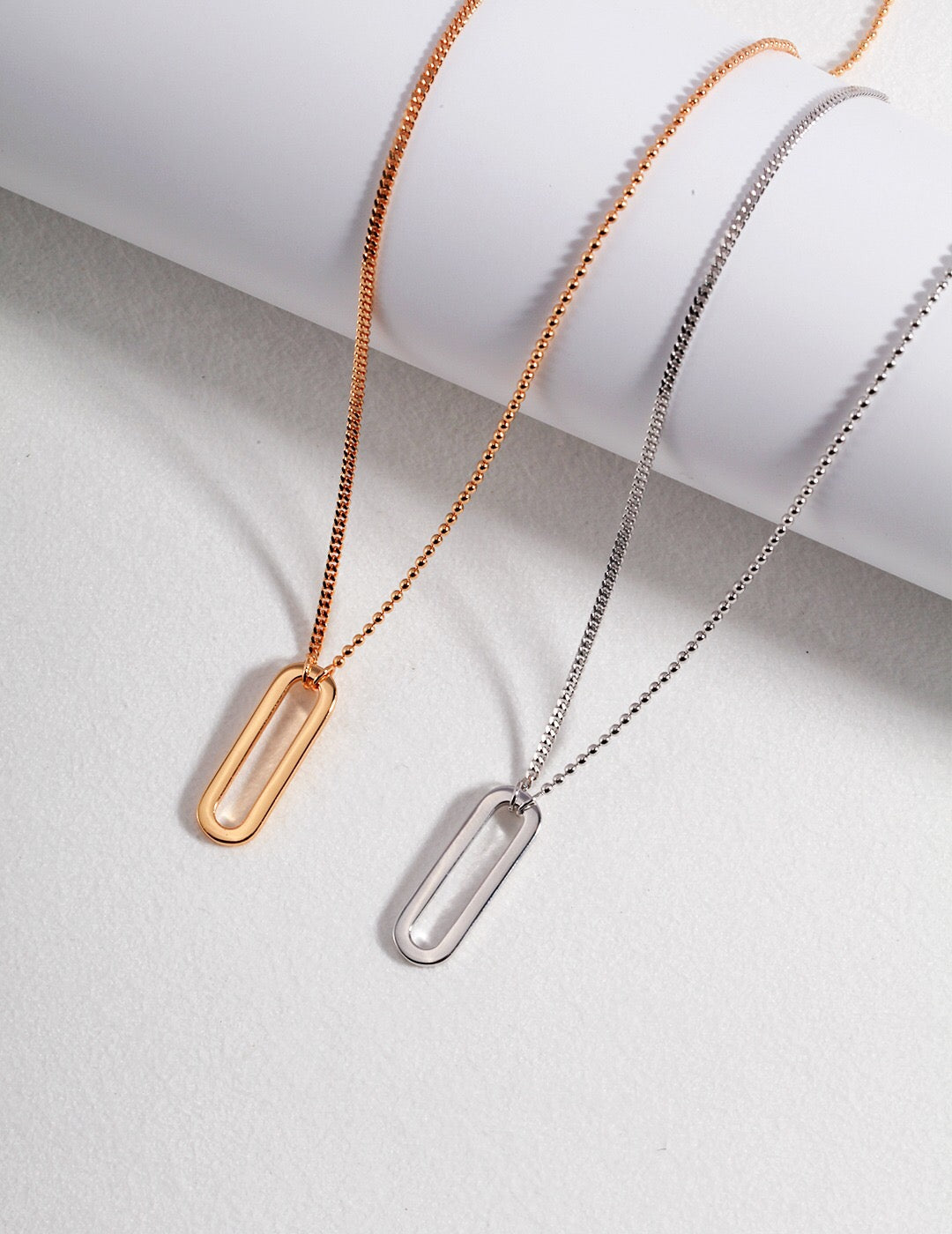 Minimalist Paperclip Necklace