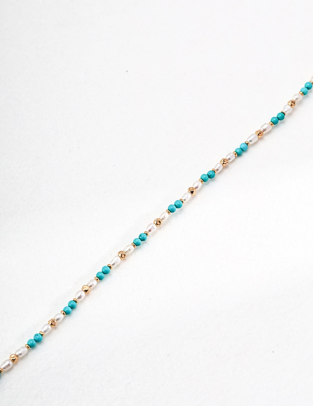 Blue Turquoise Pearl Necklace