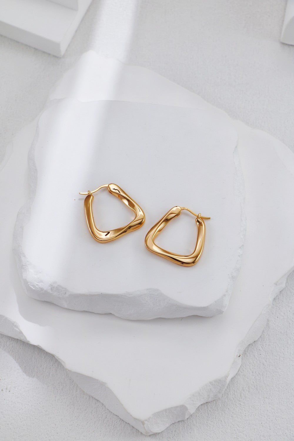 Modern Geometric Hoop Earrings