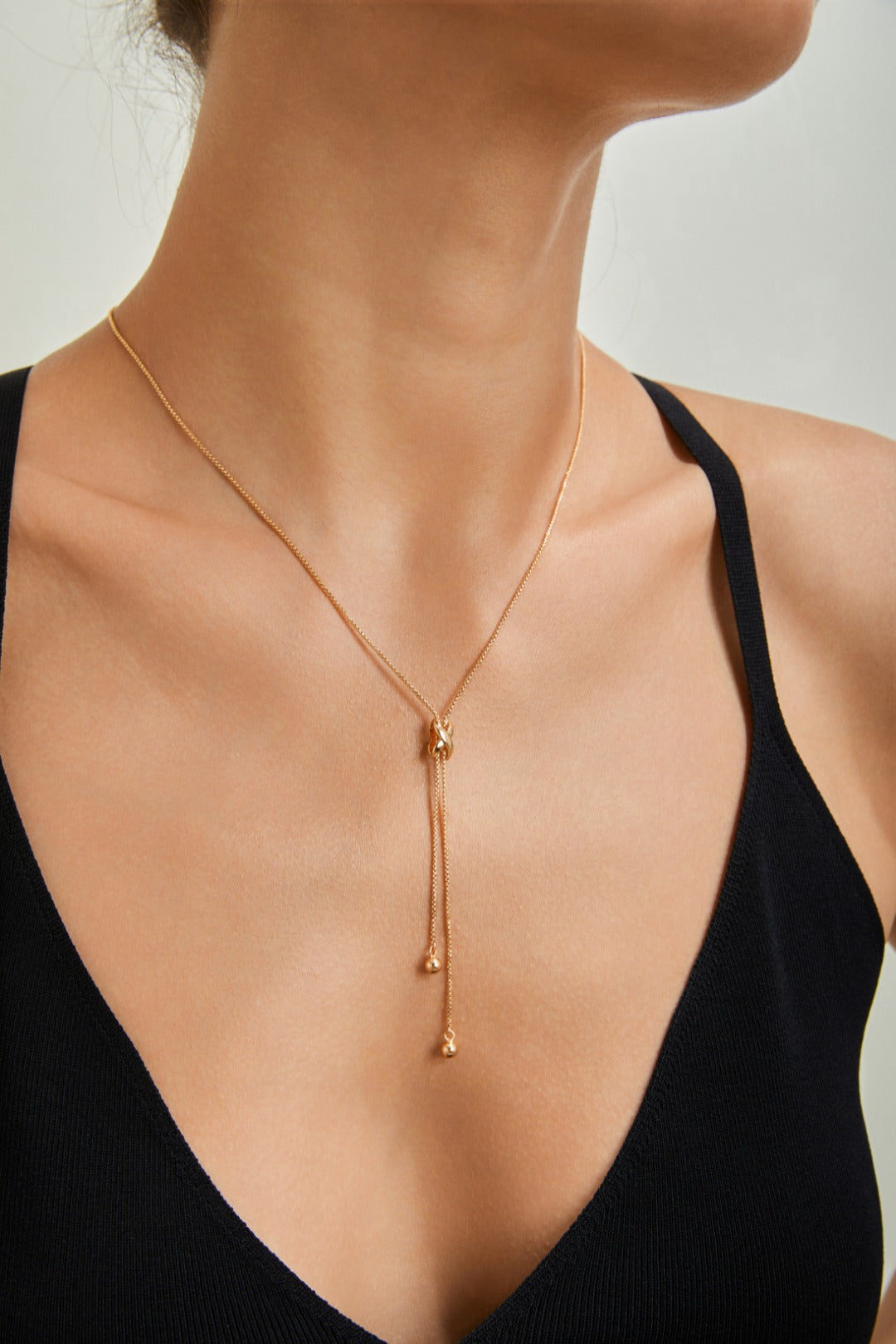 Modern Minimalist Tassel Necklace