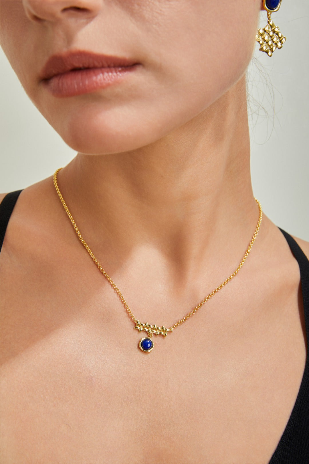 Lapis Lazuli Braided Necklace