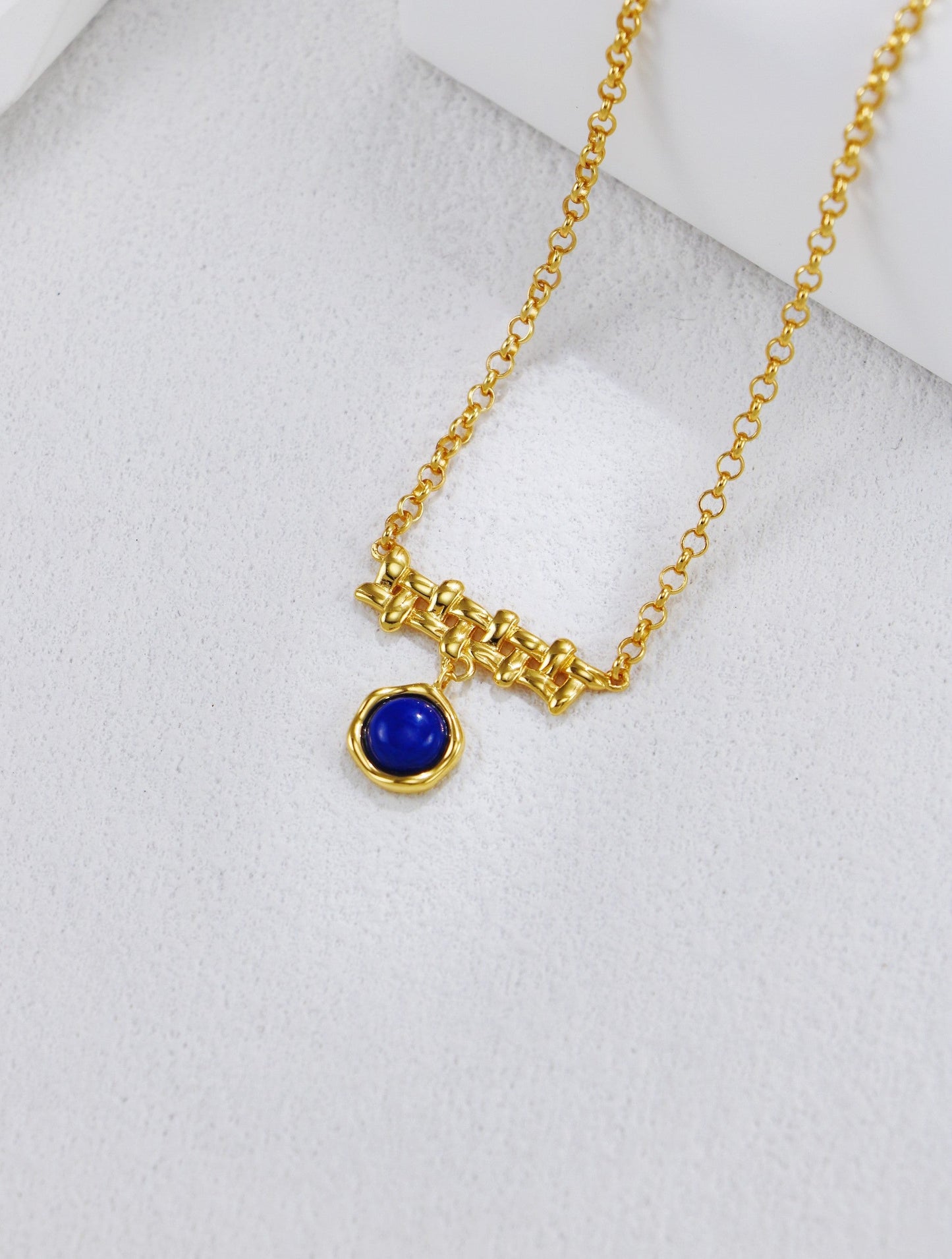 Lapis Lazuli Braided Necklace