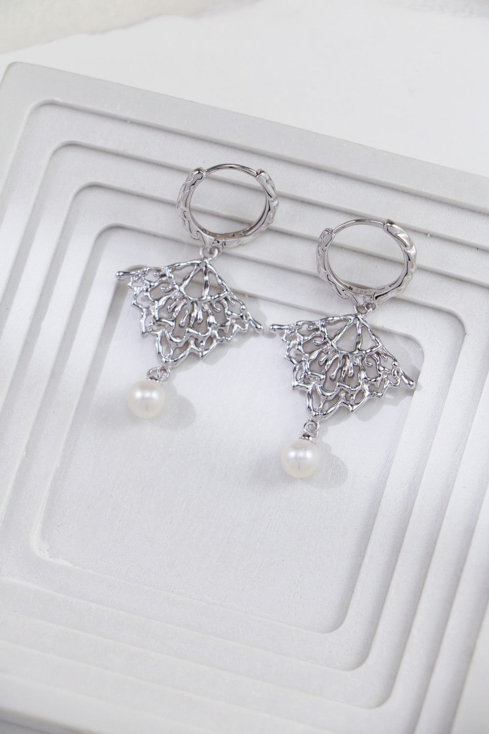 Romantic Skirt Pearl Earrings